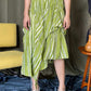 NONA  Tuberose Skirt Lime Green