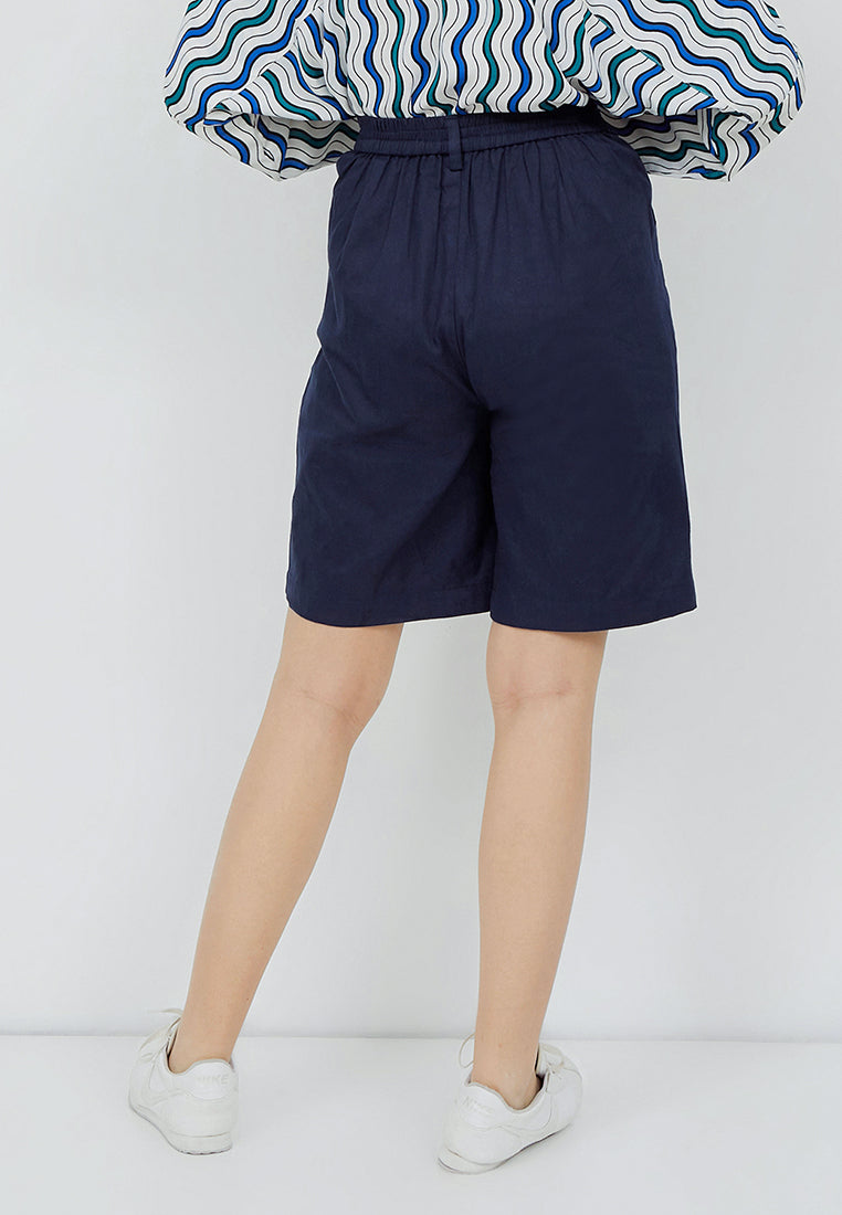 NONA Bermuda Short Pants Navy Blue