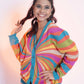 NONA Rays Knit Cardigan Multicolor - Kardigan Wanita