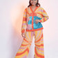 NONA Sunset Knit Pants Multicolor - Celana Panjang Wanita
